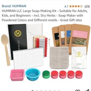 HUMRAN Soap-Making Kit with Colorful Molds